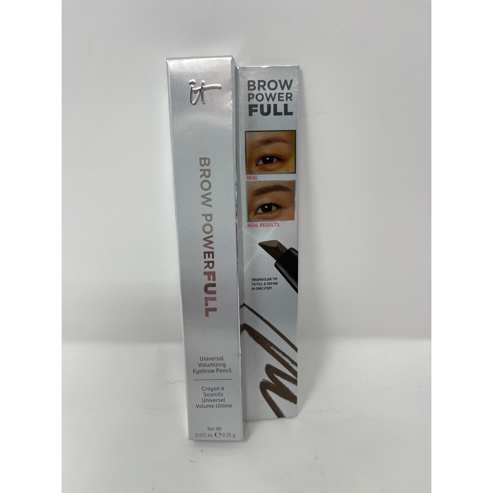 IT Cosmetics Brow Power Full Volumizing Eyebrow Pencil UNIVERSAL TAUPE~Full Size